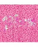 Mono corto popelín sin mangas fucsia texto glitter niña Mono corto popelín sin mangas fucsia texto glitter niña
