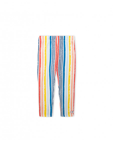 Legging rayas multicolor niña Legging rayas multicolor niña