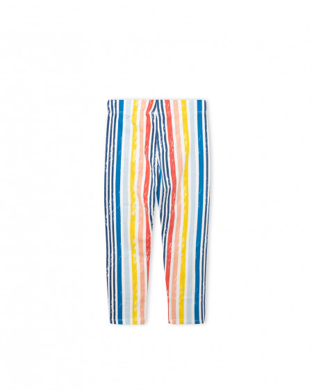 Legging rayas multicolor niña Legging rayas multicolor niña