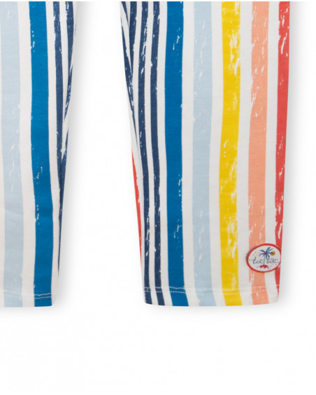 Legging rayas multicolor niña Legging rayas multicolor niña