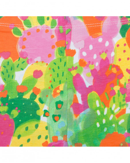 Legging estampado cactus multicolor niña