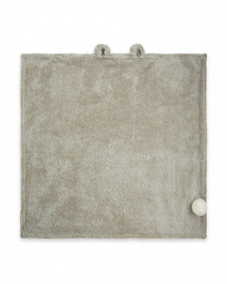 Manta polar little forest gris Manta polar little forest gris