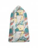 Saco arrullo capucha elements gris Saco arrullo capucha elements gris