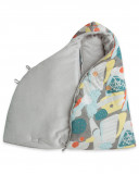 Saco arrullo capucha elements gris Saco arrullo capucha elements gris