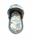 Saco arrullo capucha elements gris Saco arrullo capucha elements gris