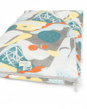 Saco arrullo capucha elements gris Saco arrullo capucha elements gris