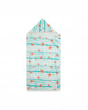 Capa baño muselina bambú + rizo starfish verde Capa baño muselina bambú + rizo starfish verde