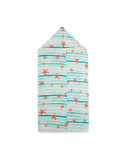 Capa baño muselina bambú + rizo starfish verde Capa baño muselina bambú + rizo starfish verde