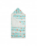 Capa baño muselina bambú + rizo starfish verde Capa baño muselina bambú + rizo starfish verde