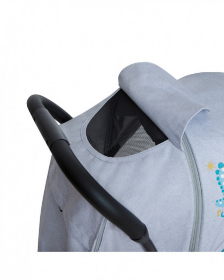 Silla ligera plain 2.0 hello dino gris Silla ligera plain 2.0 hello dino gris