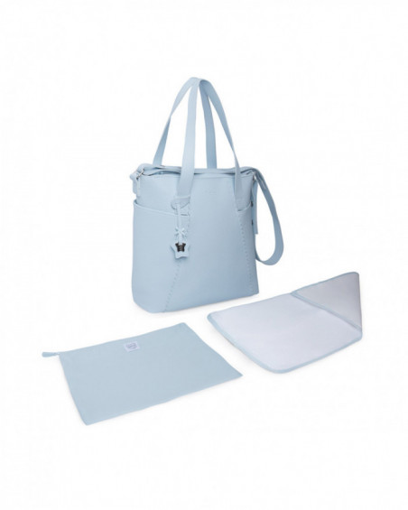 Bolso panera + cambiador love azul Bolso panera + cambiador love azul