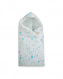 Saco arrullo capucha little forest gris Saco arrullo capucha little forest gris