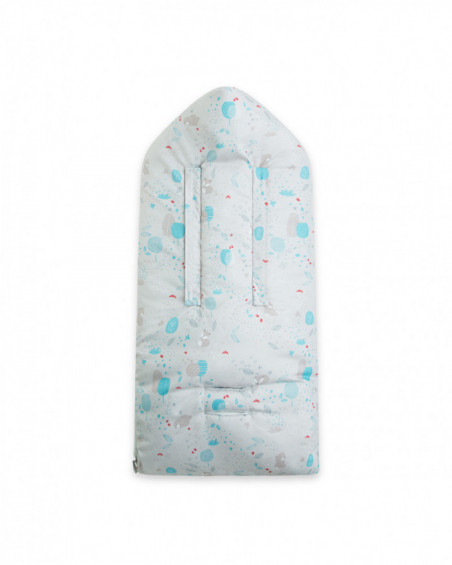 Saco arrullo capucha little forest gris Saco arrullo capucha little forest gris