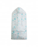 Saco arrullo capucha little forest gris Saco arrullo capucha little forest gris