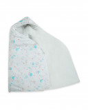 Saco arrullo capucha little forest gris Saco arrullo capucha little forest gris