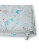 Saco arrullo capucha little forest gris Saco arrullo capucha little forest gris