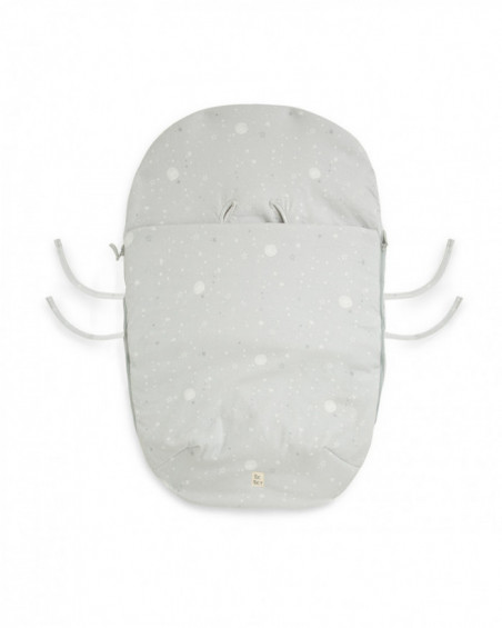 Saco funda grupo 0 algodón cs moon & star gris Saco funda grupo 0 algodón cs moon & star gris