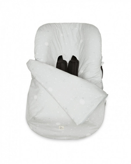 Saco funda grupo 0 algodón cs moon & star gris Saco funda grupo 0 algodón cs moon & star gris