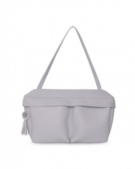 Bolso organizador polipiel love gris Bolso organizador polipiel love gris