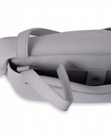 Bolso organizador polipiel love gris Bolso organizador polipiel love gris