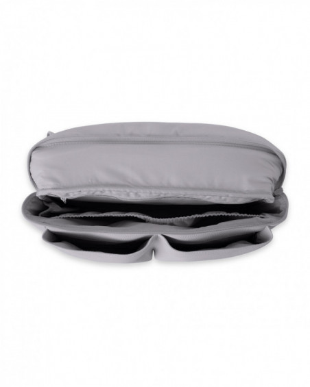 Bolso organizador polipiel love gris Bolso organizador polipiel love gris