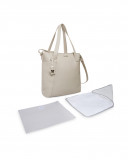 Bolso panera + cambiador love gris Bolso panera + cambiador love gris