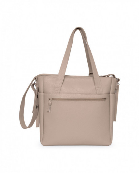 Bolso panera + cambiador polipiel love visón Bolso panera + cambiador polipiel love visón