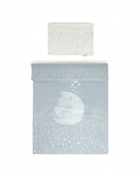 Edredón + protector cuna 120x60 constellation gris Edredón + protector cuna 120x60 constellation gris