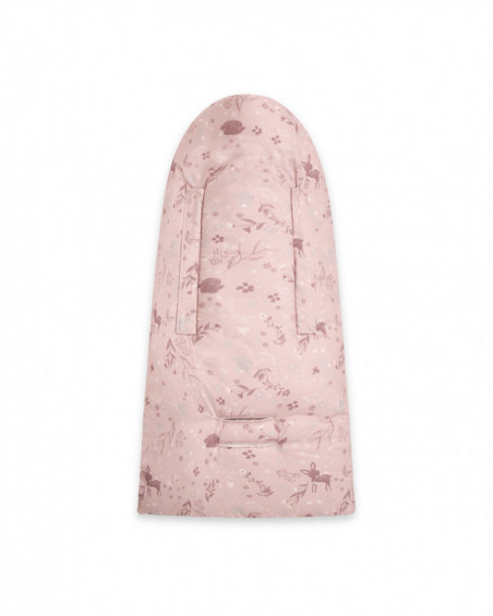 Saco arrullo capucha little forest rosa Saco arrullo capucha little forest rosa