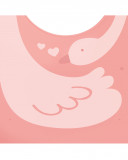 Babero silicona plegable lady bird rosa Babero silicona plegable lady bird rosa