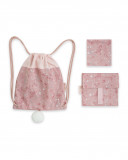 Set merienda bolsa+servilleta+lunch little forest rosa Set merienda bolsa+servilleta+lunch little forest rosa