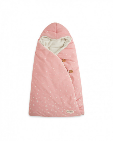 Saco arrullo capucha constellation rosa Saco arrullo capucha constellation rosa