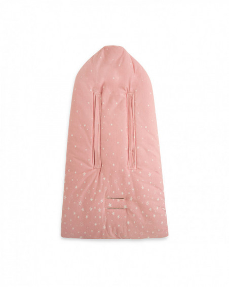 Saco arrullo capucha constellation rosa Saco arrullo capucha constellation rosa