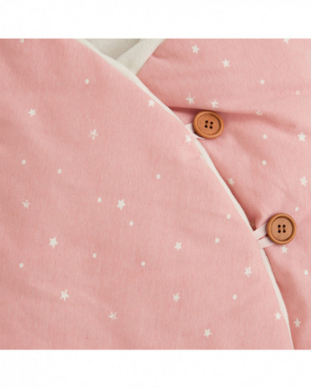 Saco arrullo capucha constellation rosa Saco arrullo capucha constellation rosa