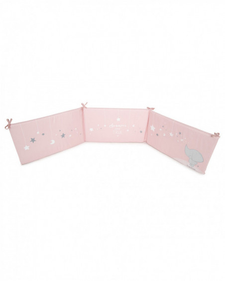 Edredón + protector cuna 120x60 constellation rosa Edredón + protector cuna 120x60 constellation rosa