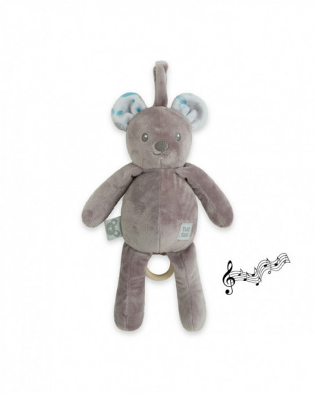 Peluche musical little forest gris Peluche musical little forest gris