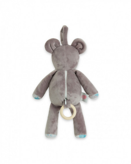 Peluche musical little forest gris Peluche musical little forest gris