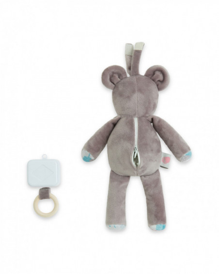 Peluche musical little forest gris Peluche musical little forest gris