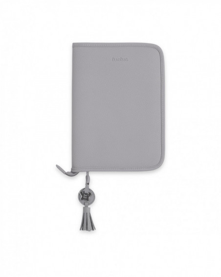 Porta documentos polipiel love gris Porta documentos polipiel love gris