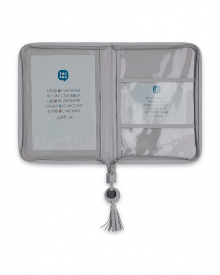 Porta documentos polipiel love gris Porta documentos polipiel love gris