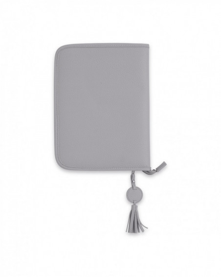 Porta documentos polipiel love gris Porta documentos polipiel love gris