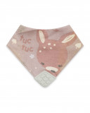 Babero bandana little forest rosa Babero bandana little forest rosa