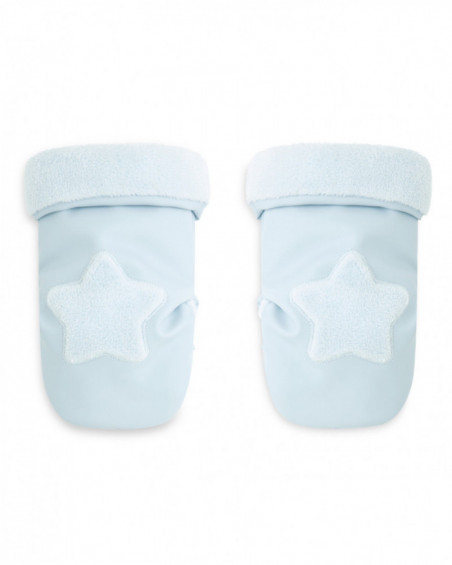 Manoplas polipiel love azul Manoplas polipiel love azul