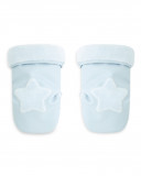 Manoplas polipiel love azul Manoplas polipiel love azul