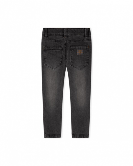 Pantalón denim negro niño basicos baby w2 Pantalón denim negro niño basicos baby w2