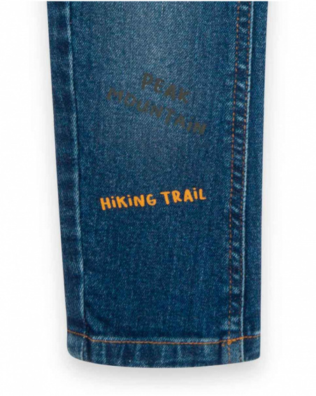 Pantalón denim azul niño hiking trail Pantalón denim azul niño hiking trail