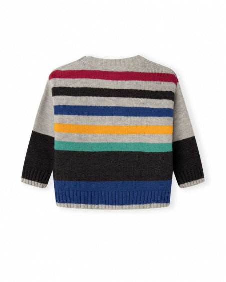 Jersey tricot gris niño connect
