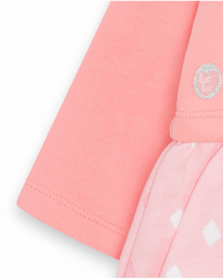 Robe en peluche tricotée rose fille Baby Circus Robe en peluche tricotée rose fille Baby Circus
