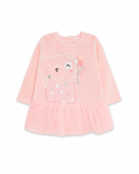 Robe Tundosado Et Tulle Rose Fille Baby Circus Robe Tundosado Et Tulle Rose Fille Baby Circus