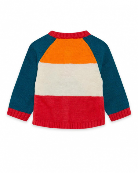 Veste Tricot Bleu Garçon Stars Collectors
